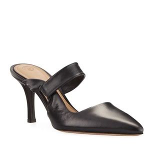 The Row Gala Twist  Leather Mule Pumps